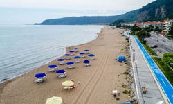 Plajda karpuz kavgası