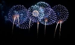 Japonya'daki havai fişek festivalinde yangın