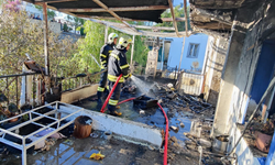 Bodrum'da korkutan yangın