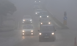 Edirne yoğun sisle kaplandı