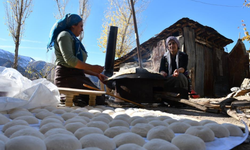 Şırnak’ta kadınlardan kışa 200 ekmeklik hazırlık