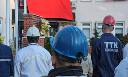 Kömür emekçilerinden Ata’ya saygı