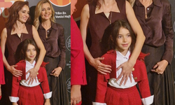 Özgü Namal'ın kızı annesine benzerliğiyle dikkat çekti