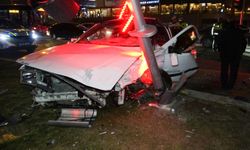 Polisten kaçan ehliyetsiz sürücü kazaya neden oldu