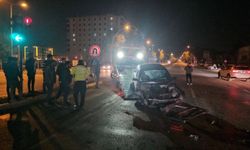 Çorum’da tır ile otomobil çarpıştı: 1 yaralı