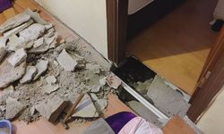 Fatih’te 4 katlı binanın bodrum dairesinde çökme paniği