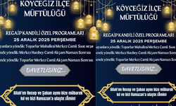 Muğla'da  Regaip Kandili nedeniyle özel programlar düzenlenecek