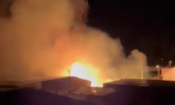 Mersin’de sazlık yangını seraya sıçradı