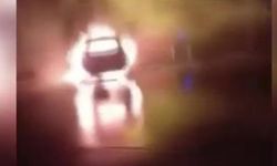 Alanya'da şarj edilen elektrikli otomobil alev aldı