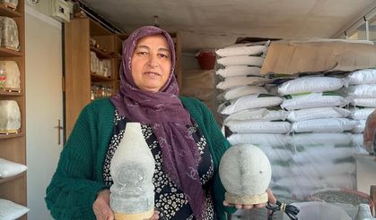 6 yıldır tuz satarak geçimini sağlıyor