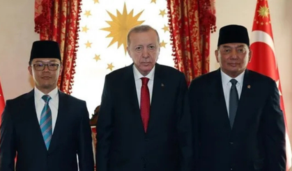 Cumhurbaşkanı Erdoğan, Endonezya Dışişleri ve Savunma Bakanını kabul etti