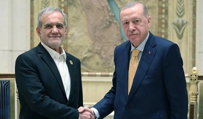 Cumhurbaşkanı Erdoğan, İran Cumhurbaşkanı Pezeşkiyan ile  telefonda görüştü