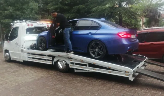 Hükümet konağı önündeki drifte 74 bin 935 TL ceza