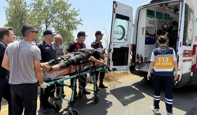 Tekirdağ’da uçurumdan düşen yaralı genç bulundu