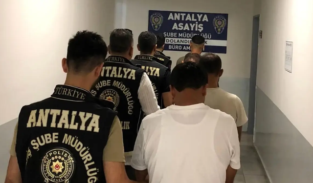 Antalya’da 1 milyon 736 bin TL’lik dolandırıcılık: 4 şüpheli tutuklandı