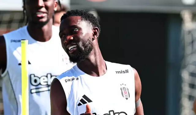 Beşiktaş’ta Ndidi ilk antrenmanına çıktı