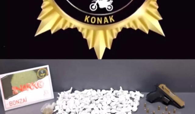 İzmir'de uyuşturucu ve silah operasyonu: 2 tutuklama