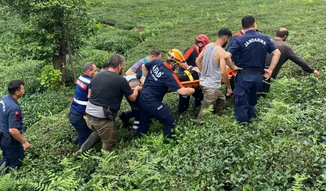 Rize’de ilkel teleferik kazası: Bir kişi yaralandı