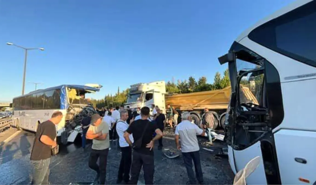 TEM Otoyolu’nda zincirleme kaza: 1 ölü, 16 yaralı