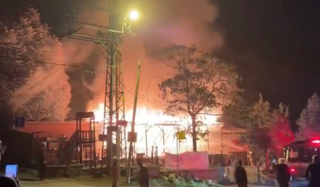 Beykoz’da restoranın şöminesinden çıkan yangın söndürüldü