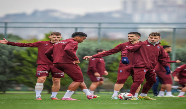 Trabzonspor, Başakşehir mesaisi için çalışmalara başladı