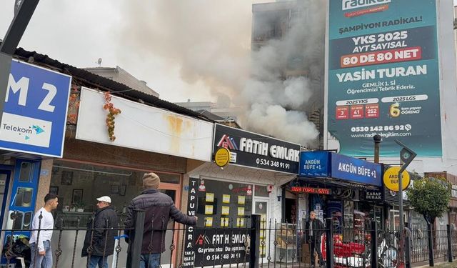 Bursa'da pide imalathanesinde yangın çıktı