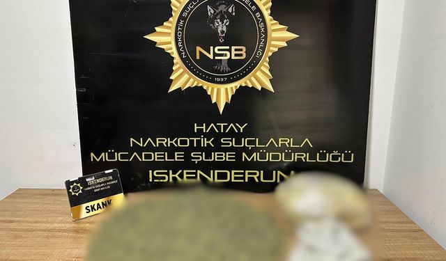 Hatay’da yasaklı madde operasyonu: 2 kişi tutuklandı