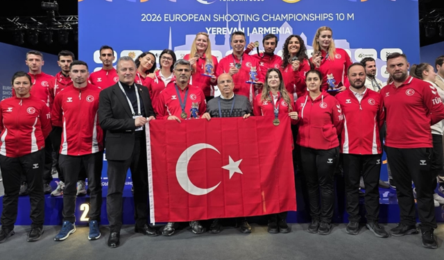Milli atıcılar Avrupa Şampiyonası’ndan 7 madalya ile döndü