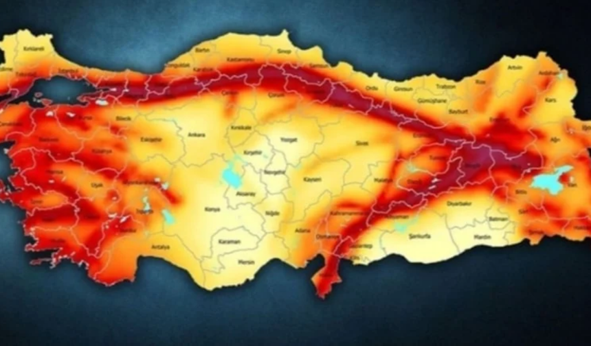 Türkiye'de deprem riski en az iller tespit edildi
