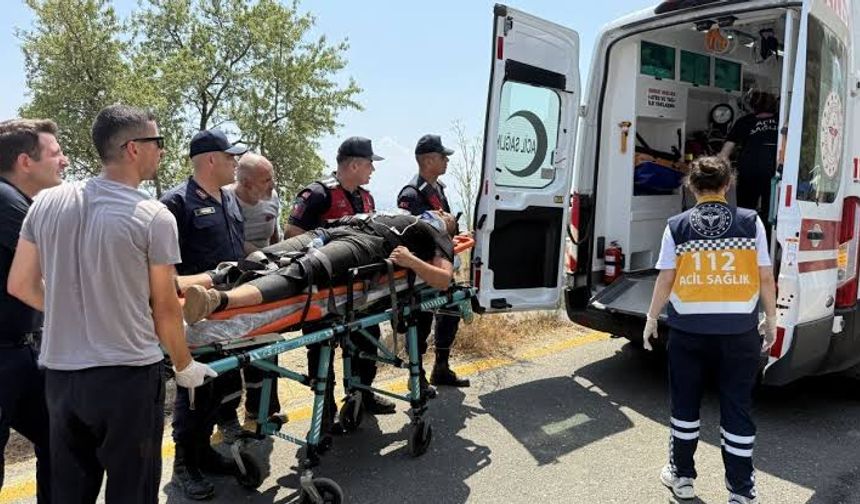 Tekirdağ’da uçurumdan düşen yaralı genç bulundu