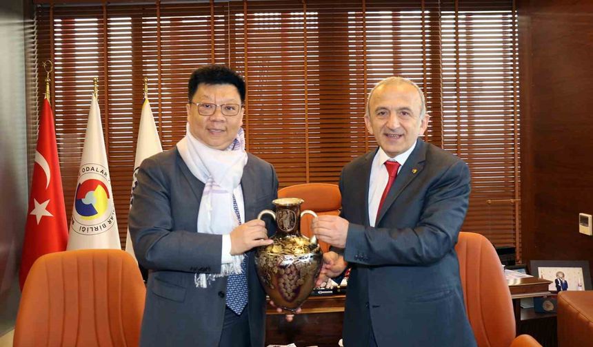Çin Başkonsolosundan Manisa TSO’ya ziyaret