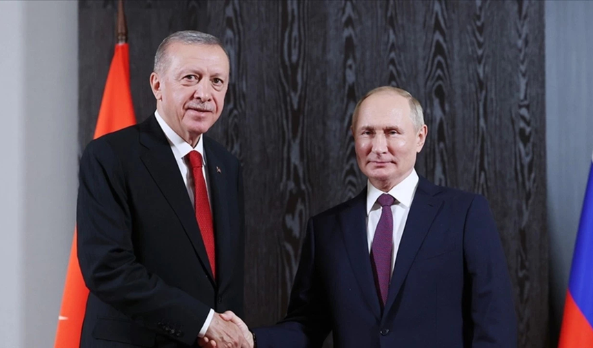 Cumhurbaşkanı Erdoğan ve Putin görüştü