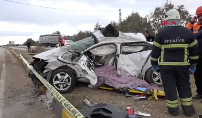 Tır ile otomobil çarpıştı: Akademisyen Serkan Doğan hayatını kaybetti