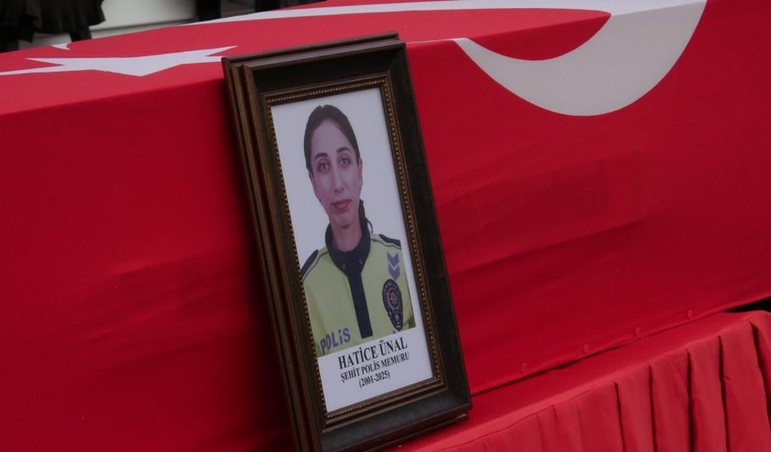 Şehit Polis Hatice Ünal son yolculuğuna uğurlandı
