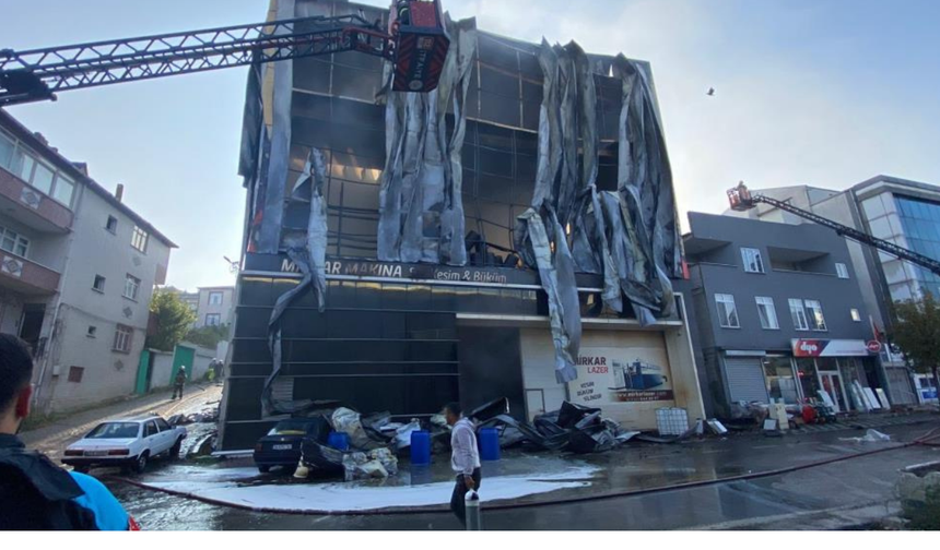Kocaeli’de kozmetik fabrikasında yangın: 6 ölü, 5 yaralı
