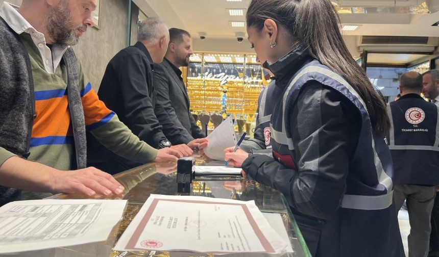 Bursa’da kuyumculara şok denetim: 82 işletmeye milyonluk ceza