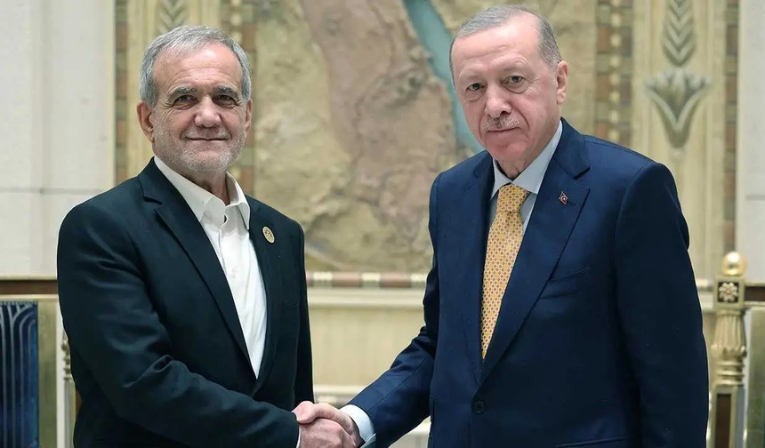 Cumhurbaşkanı Erdoğan, İran Cumhurbaşkanı Pezeşkiyan ile  telefonda görüştü