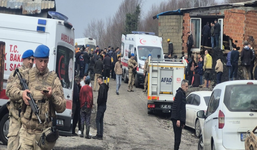 Zonguldak'ta maden ocağı göçtü: 1 ölü, 1 mahsur
