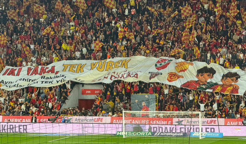 ‘İki Yaka Tek Yürek’ projesi Göztepe - Galatasaray maçında tribünlere taşındı
