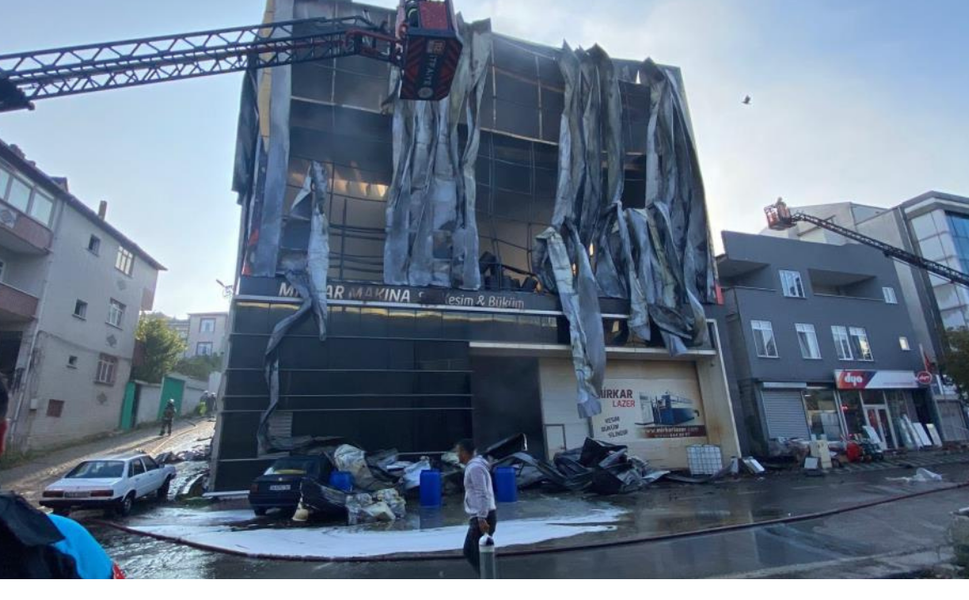 Kocaeli’de kozmetik fabrikasında yangın: 6 ölü, 5 yaralı