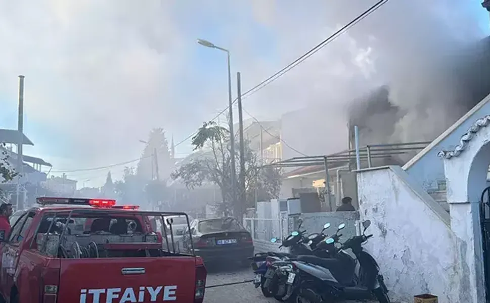 Muğla’da kavga sonrası evi ateşe verdiği öne sürülen kadın tutuklandı