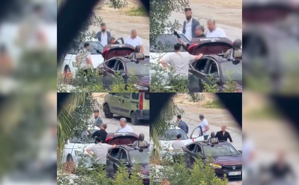 Mersin'de düğün konvoyunda havaya ateş açan şüpheli yakalandı