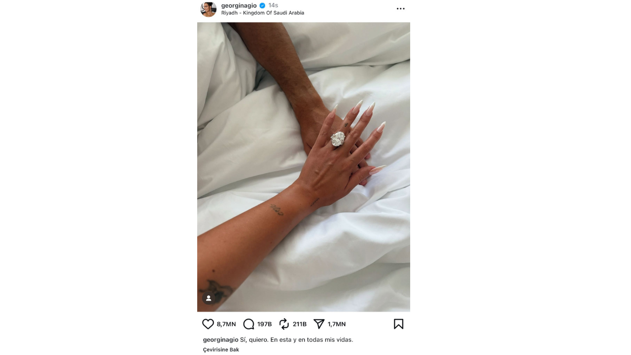 Cristiano Ronaldo, Georgina Rodriguez’e Evlenme Teklifi Etti (2)