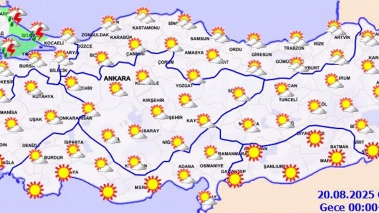 İstanbullular Dikkat Gece Yarısından Itibaren Sağanak Başlıyor