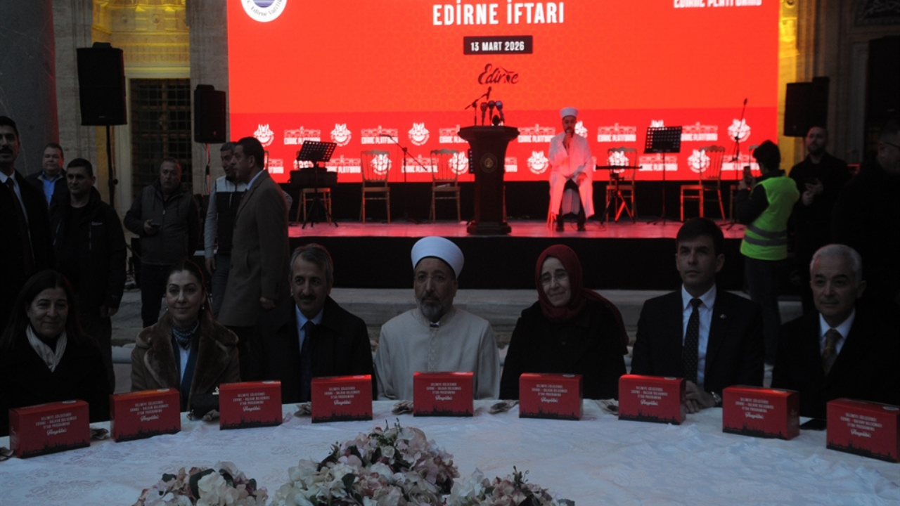 Selimiye Cami avlusunda “Büyük Edirne İftarı”-1