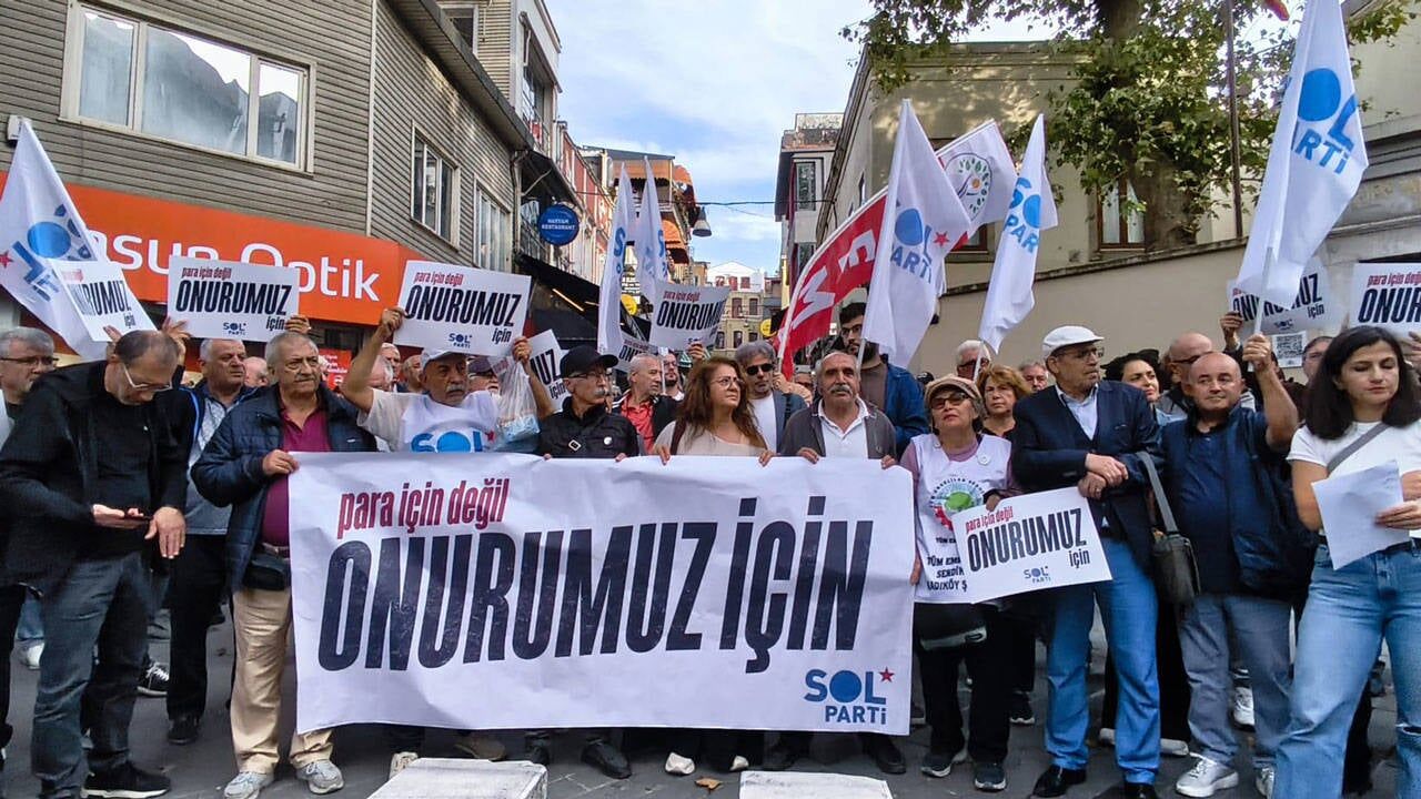 SOL Parti’den Ali Şekeroğlu’nun ölümünün ardından eylemler